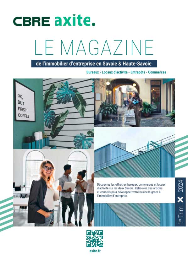 magazine immobilier d'entreprise - CBRE Axite - Pays de Savoie - Mars 2024